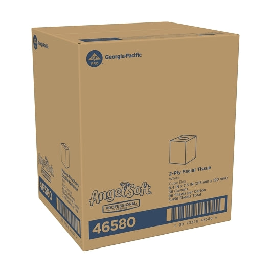 Angel Soft Professional Facial Cube 96/36, 36 x 1 ct Case - Plates Bowls