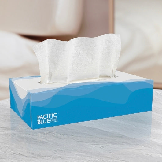 Preference FACIAL TISSUE FLAT BOX WHITE, 30 x 1 ct Case - DOT product image 4