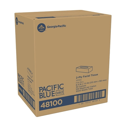 Preference FACIAL TISSUE FLAT BOX WHITE, 30 x 1 ct Case - DOT product image 7