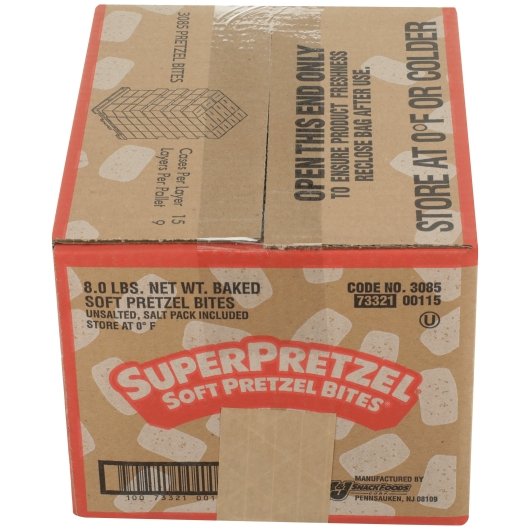 J And J SOFT PRETZEL BITES, 350 x 0.31 oz Case - DOT product image 8