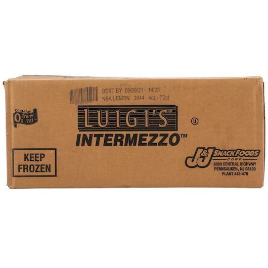 Luigi Lemon Intermezzo, 72 x 4 oz Case - DOT product image 3