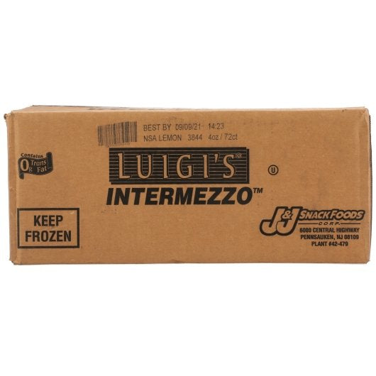 Luigi Lemon Intermezzo, 72 x 4 oz Case - DOT product image 4