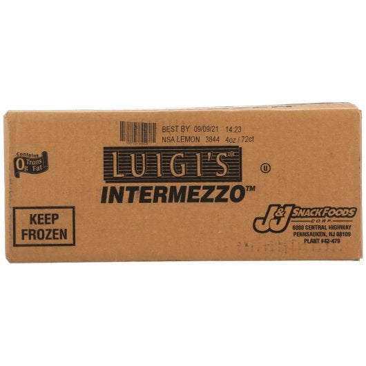 Luigi Lemon Intermezzo, 72 x 4 oz Case - DOT product image 5