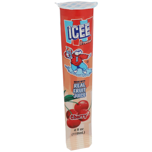 Icee Cherry Tube, 24 x 4 oz Case - Frozen Fruit