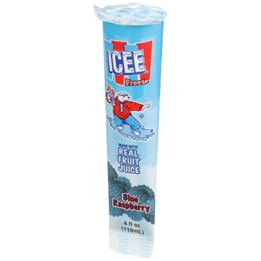Icee Blue Raspberry Tube, 24 x 4 fl oz Case - DOT product image 3