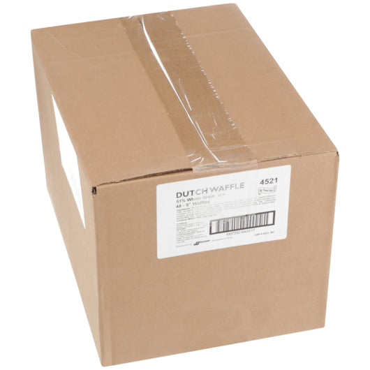 J And J No Trans Fat Whole Grain Dutch Waffle, 48 x 5 IN Case - DOT product image 7