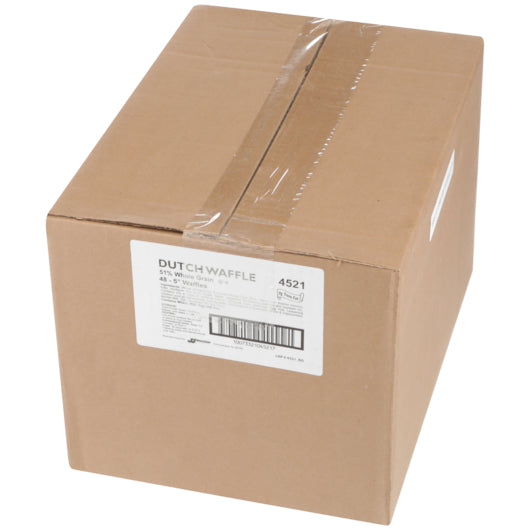J And J No Trans Fat Whole Grain Dutch Waffle, 48 x 5 IN Case - DOT product image 8