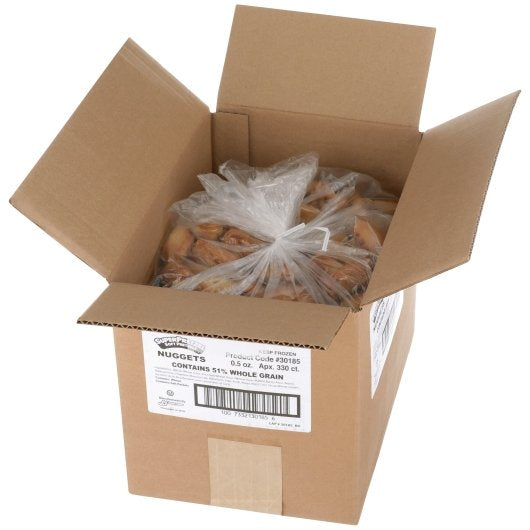 SUPERPRETZEL Whole Grain Nugget, 330 x 0.5 oz Case - Rice & Grains