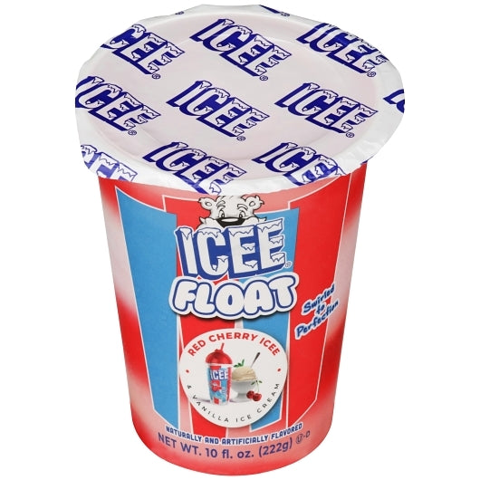 Icee Float Cup Cherry Vanilla, 12 x 10 fl oz Case - Frozen Fruit
