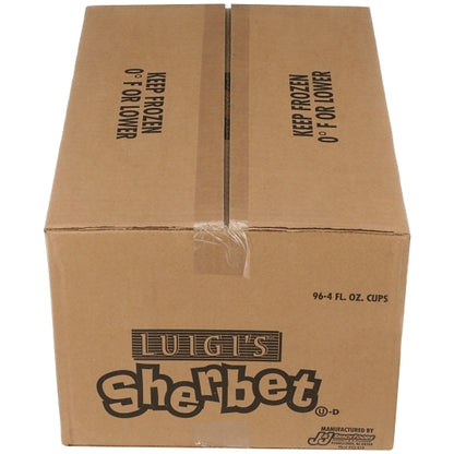 Luigi Orange Sherbet, 96 x 4 fl oz Case - DOT product image 8