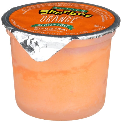 Luigi Orange Sherbet, 96 x 4 fl oz Case - DOT product image 2