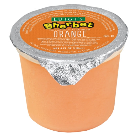 Luigi Orange Sherbet, 96 x 4 fl oz Case - DOT product image 5