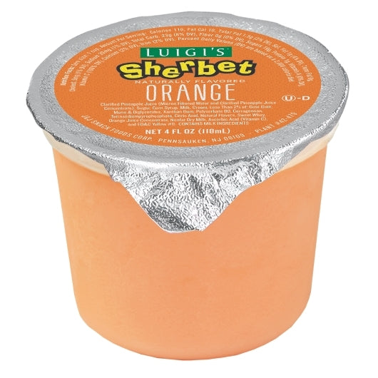Luigi Orange Sherbet, 96 x 4 fl oz Case - DOT product image 4