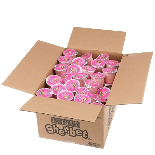Luigi Raspberry Sherbet, 96 x 4 fl oz Case - DOT product image 4