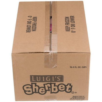 Luigi Raspberry Sherbet, 96 x 4 fl oz Case - DOT product image 7