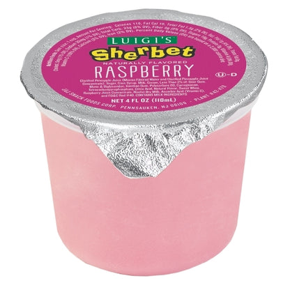 Luigi Raspberry Sherbet, 96 x 4 fl oz Case - DOT product image 3