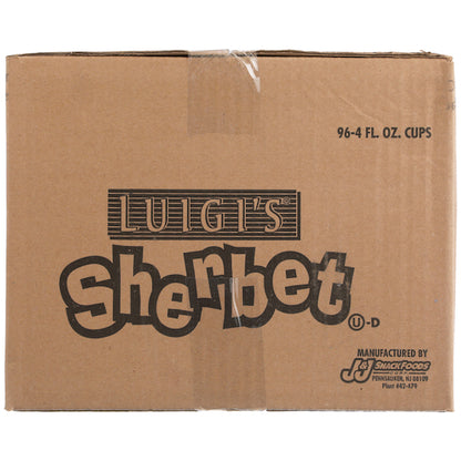 Luigi Lime Sherbet, 96 x 4 fl oz Case - DOT product image 5