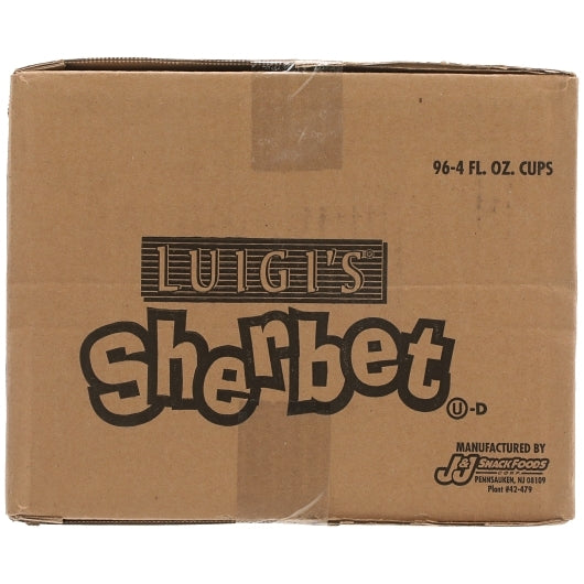 Luigi Rainbow Sherbet, 96 x 4 fl oz Case - DOT product image 6