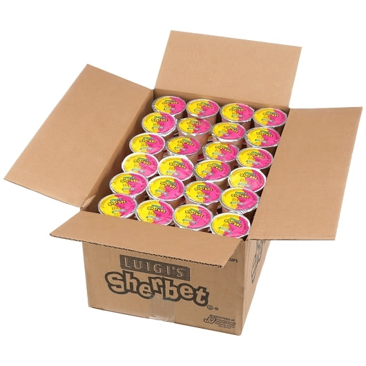Luigi Rainbow Sherbet, 96 x 4 fl oz Case - DOT product image 4