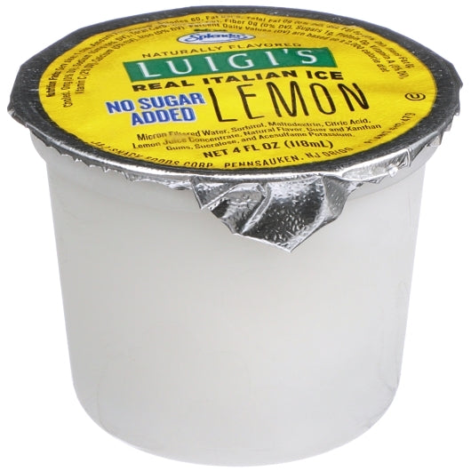 Luigi Lemon Italian Ice, 48 x 4 fl oz Case - DOT product image 2