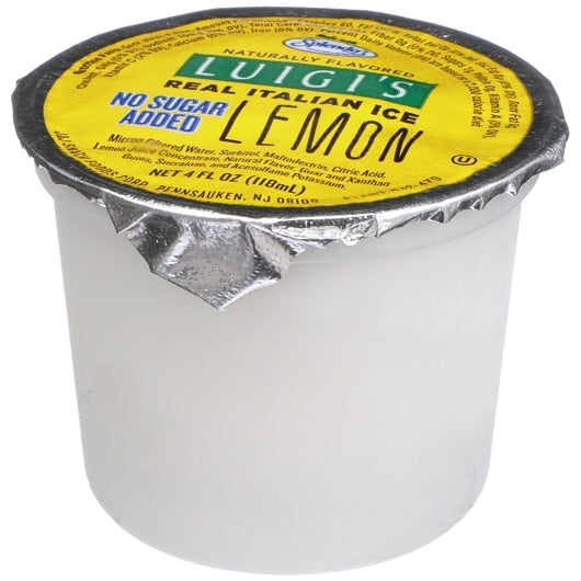 Luigi Lemon Italian Ice, 48 x 4 fl oz Case - DOT product image 3
