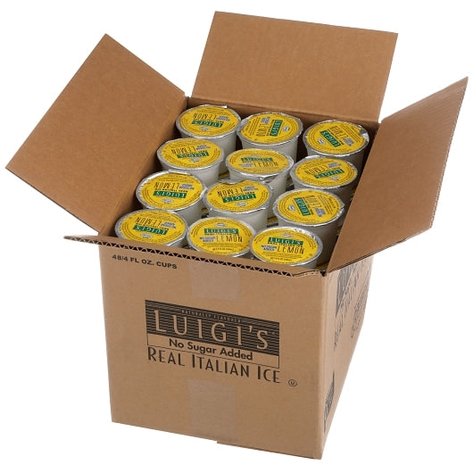 Luigi Lemon Italian Ice, 48 x 4 fl oz Case - DOT product image 5