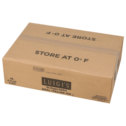 Luigi Cherry Italian Ice, 48 x 4 oz Case - DOT product image 5