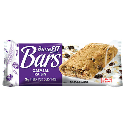 Readi Bake BeneFIT Oatmeal Raisin Bar, 48 x 2.5 oz Case - Bakery & Desserts