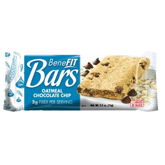 Readi Bake BeneFIT Oatmeal Chocolate Chip Bar, 48 x 2.5 oz Case - Bakery & Desserts