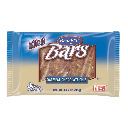 Readi Bake Benefit Oatmeal Chocolate Chip Bar, 96 x 1.25 oz Case - DOT product image 3