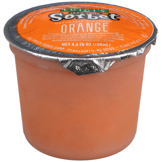 Luigi Orange Sorbet, 96 x 4.4 fl oz Case - DOT product image 3