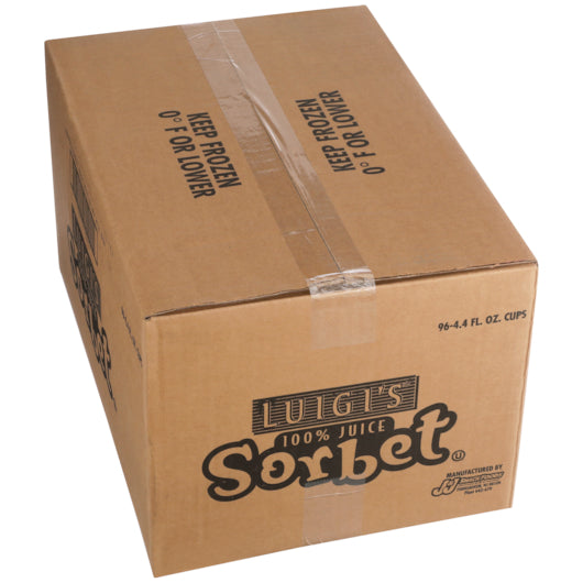 Luigi Orange Sorbet, 96 x 4.4 fl oz Case - DOT product image 8