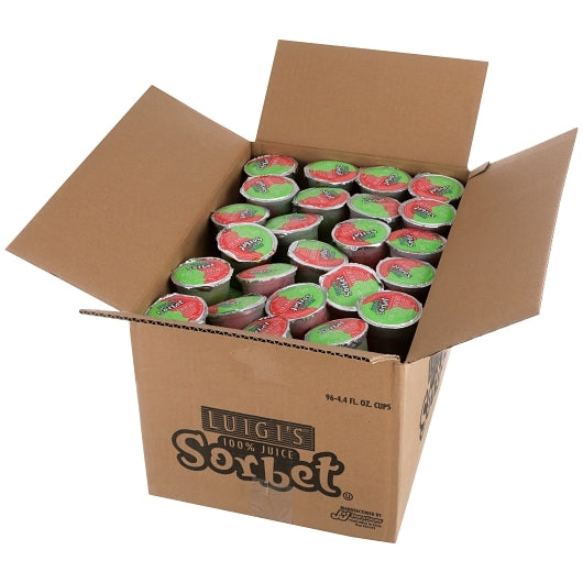 Luigi Strawberry Kiwi Sorbet, 96 x 4.4 fl oz Case - DOT product image 5
