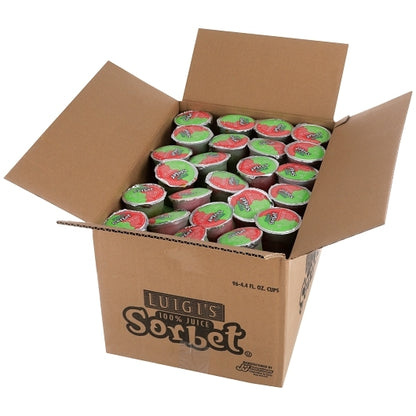 Luigi Strawberry Kiwi Sorbet, 96 x 4.4 fl oz Case - DOT product image 5