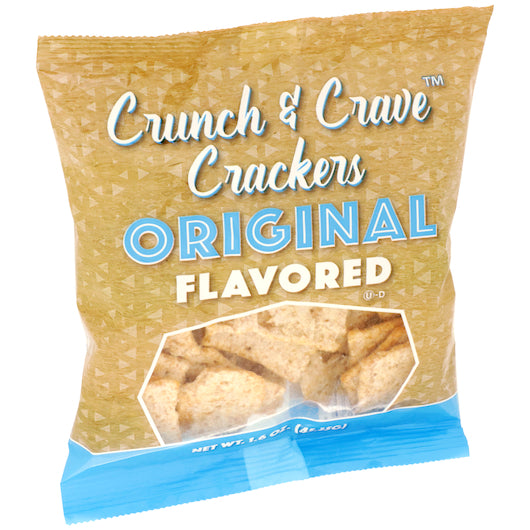 READI-BAKE CRUNCH & CRAVE ORIGINAL CRACKERS, 100 x 1.6 oz Case - DOT product image 2
