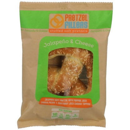 SUPERPRETZEL Jalapeno & Cheese, 20 x 1 ct Case - Popcorn Pretzels Snack Mix