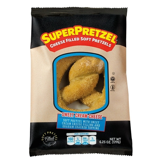 SUPERPRETZEL Sweet Cream Cheese Filled Bagel, 20 x 1 ct Case - DOT product image 2