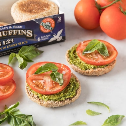 Food For Life Organic Genesis 1:29 Sprouted Grain & Seed English Muffin, 6 x 16 oz Case - Bakery & Desserts - image 2