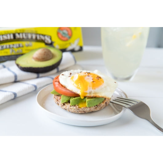 Food For Life ORGANIC EZEKIEL 4:9 SPROUTED GRAIN FLAX ENGLISH MUFFIN, 6 x 16 oz Case - DOT product image 4
