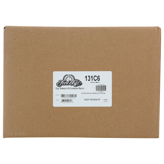 Food For Life ORGANIC EZEKIEL 4:9 SPROUTED WHOLE GRAIN CINNAMON RAISIN BREAD, 6 x 24 oz Case - DOT product image 6