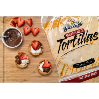 Food For Life GLUTEN FREE Wheat & BROWN RICE TORTILLA, 12 x 12 oz Case - DOT product image 3