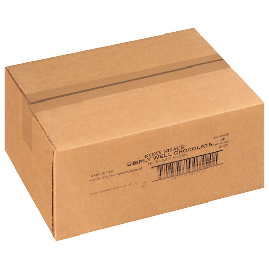 Kozy Shack Simply Well Chocolate Pudding, 48 x 4 oz Case - DOT product image 3