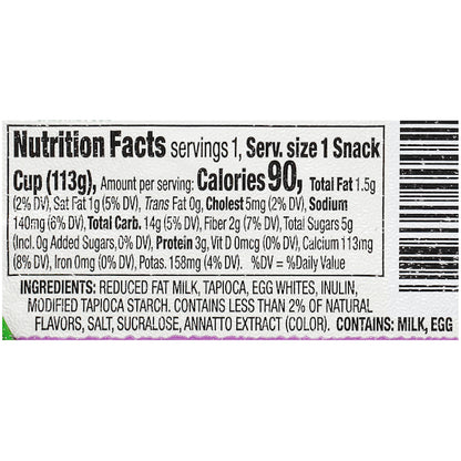 Kozy Shack Simply Well Tapioca Pudding, 48 x 4 oz Case - DOT product image 6