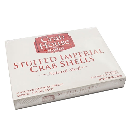Handy Seafood Crab Stuffed Shell Crab 1.25 Oz, 3 x 35 each Case - Frozen Meat & Seafood