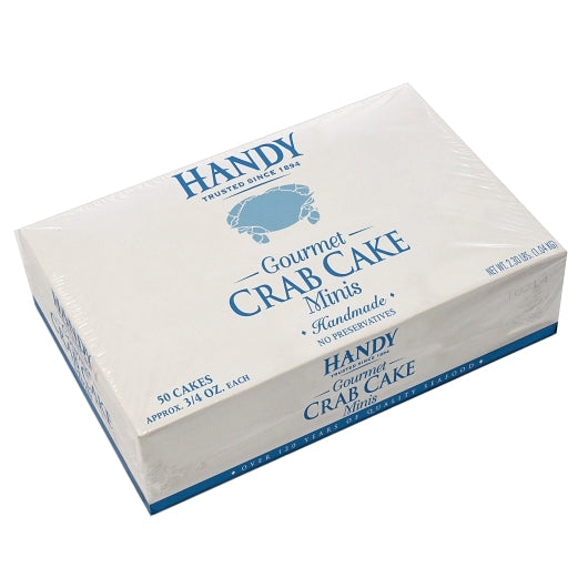 Handy Gourmet Mini Crab Cake 0.75 Oz, 2 x 50 x 50 each Case - Frozen Meat & Seafood