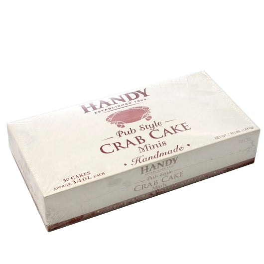 Handy Pub Style Crab Cakes 0.75 Oz, 2 x 50 each Case - Frozen Meat & Seafood