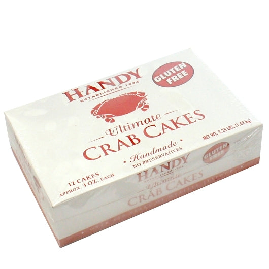 Handy Crab Cakes 3 Oz, 2 x 12 each Case - Frozen Meat & Seafood