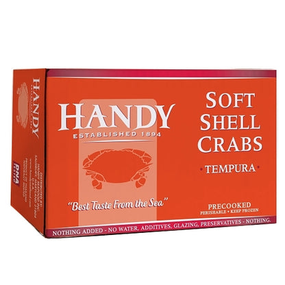 Handy Soft Shell Crabs Tempura Battered Jumbo Frozen Imported, 4 x 9 x 9 each Case - DOT product image 2