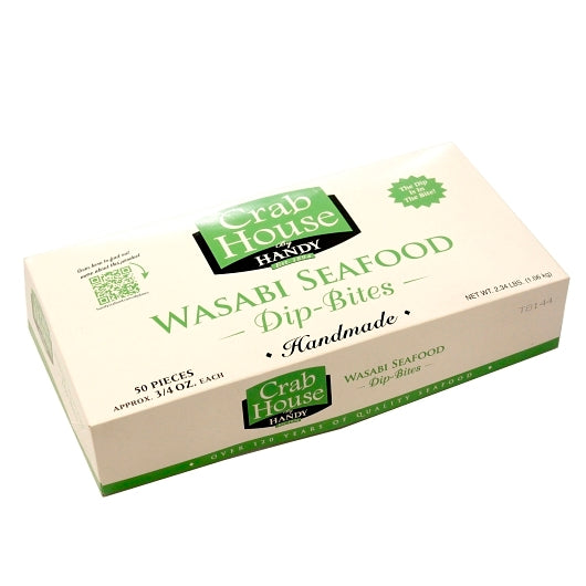 Handy Crab House Wasabi Dip-Bites 0.75 Oz, 2 x 50 each Case - Frozen Meat & Seafood