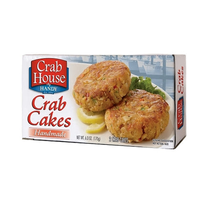 Handy - Crab House By Handy Crab Cake Retail 3 Oz, 12 x 2 x 2 each Case - Frozen Meat & Seafood